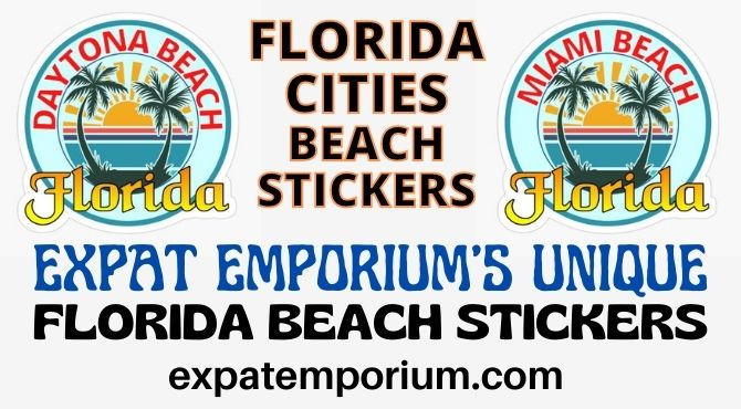Florida Cities Beach Stickers