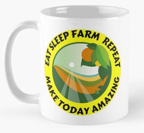 Eat Sleep Farm Repeat Coffee Mug