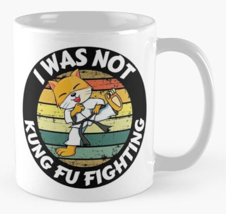 I Was Not Kung Fu Fighting Coffee Mug